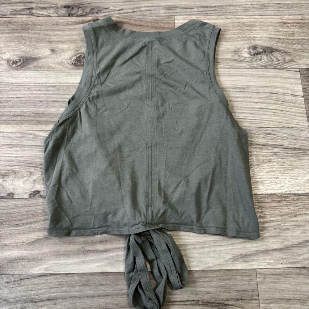 Lululemon Time to Restore Tank in Grey Sage